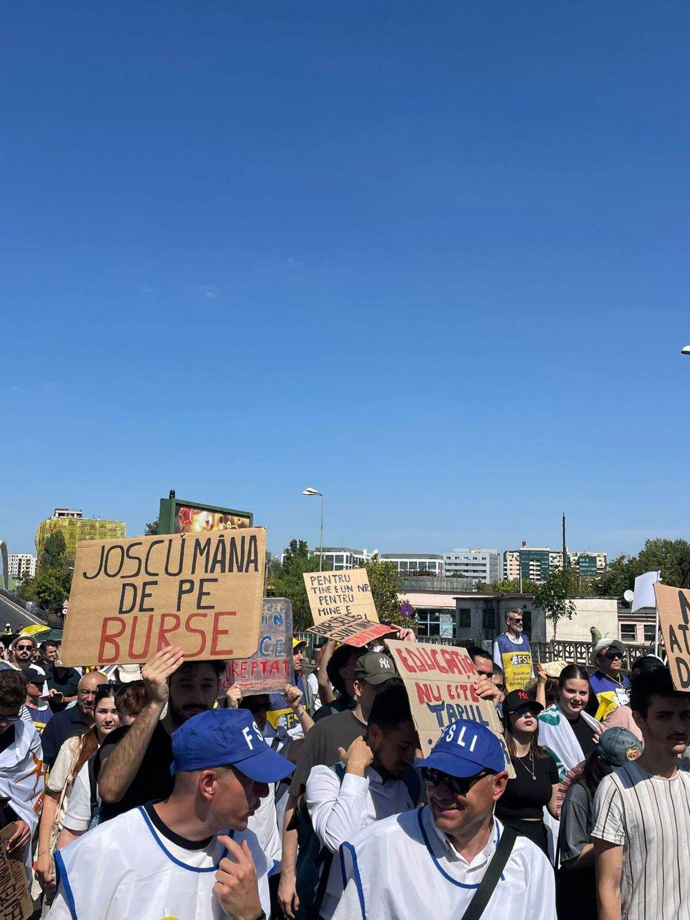 Sindicaliştii au ieşit de la discuţiile cu preşedintele Nicuşor Dan